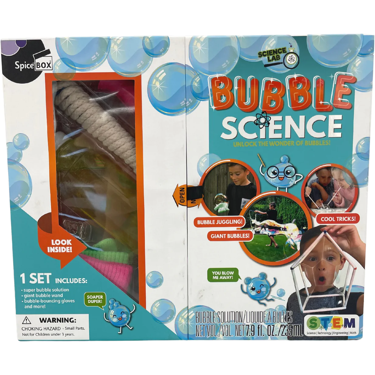 Spice Box Bubble Science Kit / STEM Toy / Science Experiments at Home **DEALS**