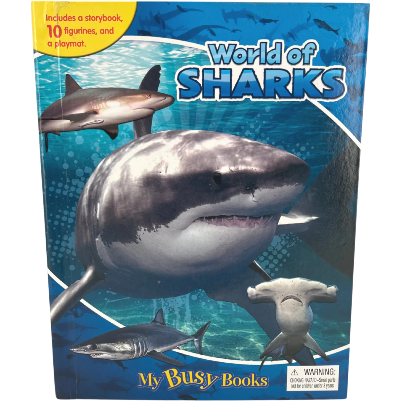 My Busy Books World of Sharks Set / Storybook with Shark Figures / Ages 3+ **DEALS**