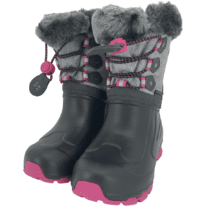 XMTN Children's Winter Boots / Snow Boots / Grey & Pink / Various Sizes