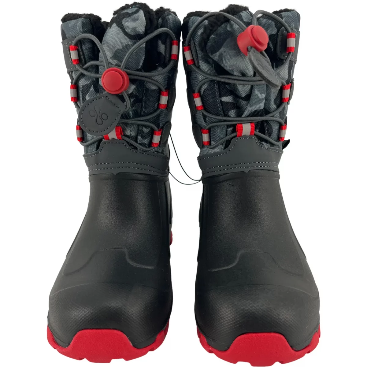 XMTN Children's Winter Boots / Snow Boots / Black & Red / Various Sizes