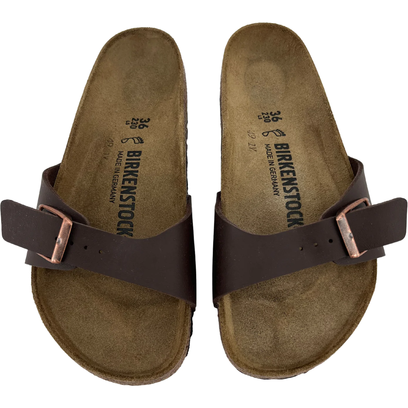 Birkenstock Women's Sandals / Madrid BS Sandals / Dark Brown / Size 5