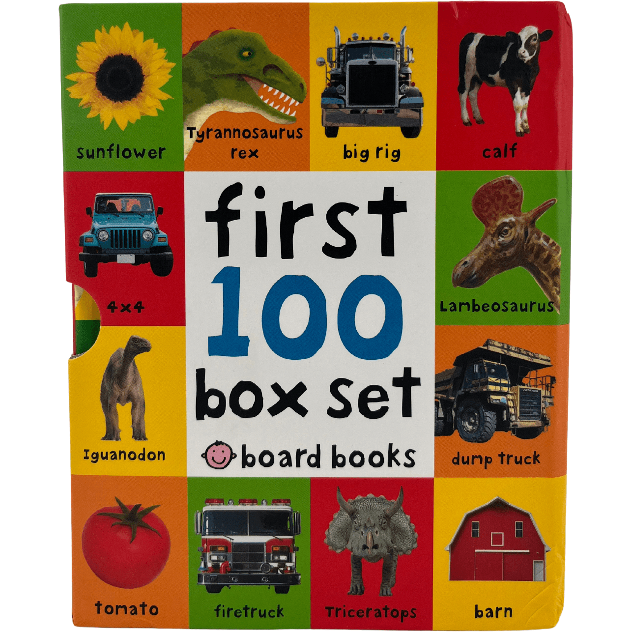 First 100 Board Books / Set of 3 Books / Children's Books