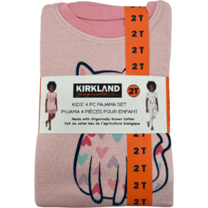 Kirkland Children's Pajama Set / Girl's Pajama Set / 4 Piece Set / Various Sizes