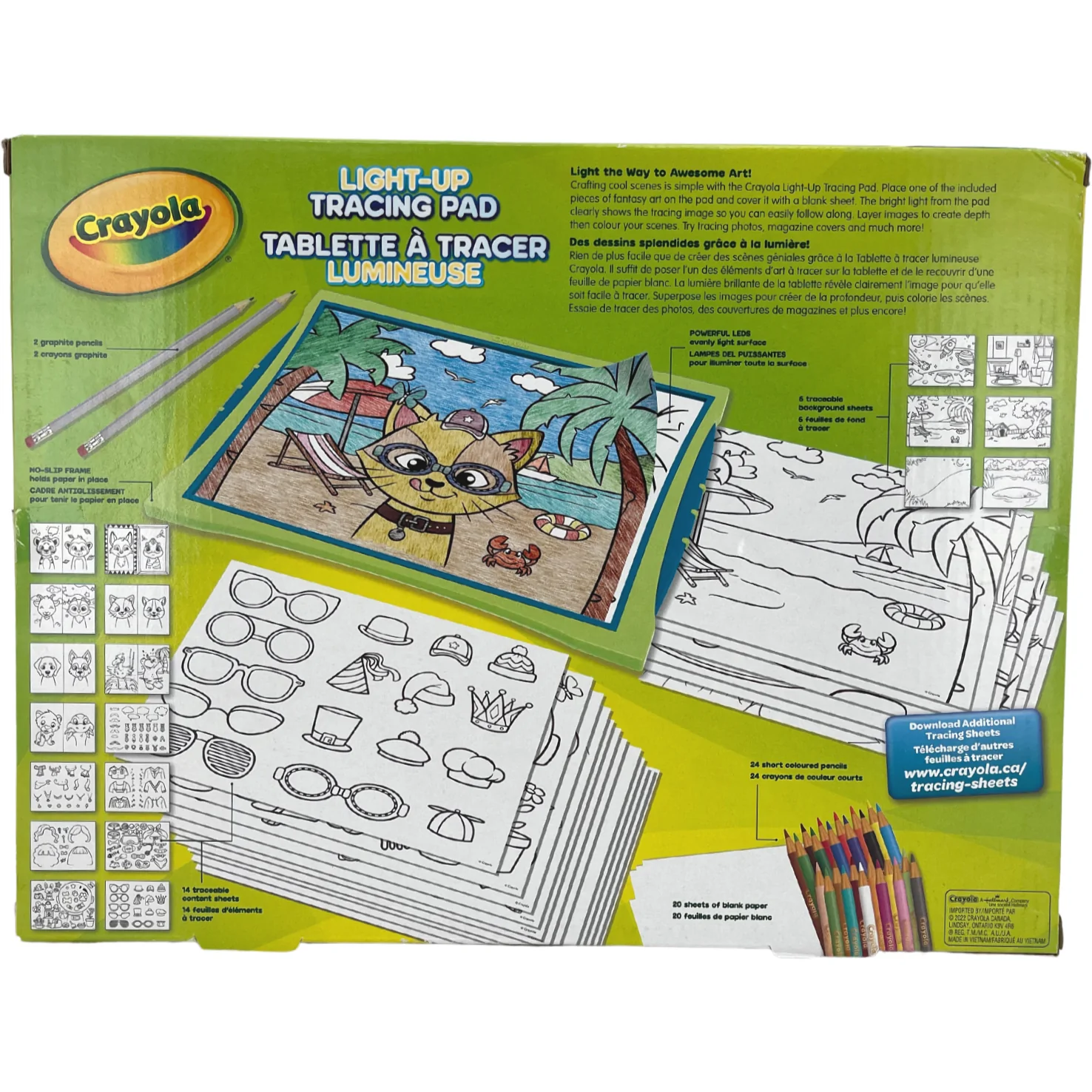 Crayola Light-Up Tracing Pad / Children's Colouring Kit – CanadaWide  Liquidations