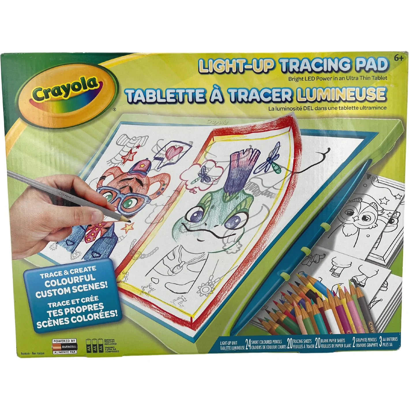 Crayola Light-Up Tracing Pad / Children's Colouring Kit **OPEN BOX**