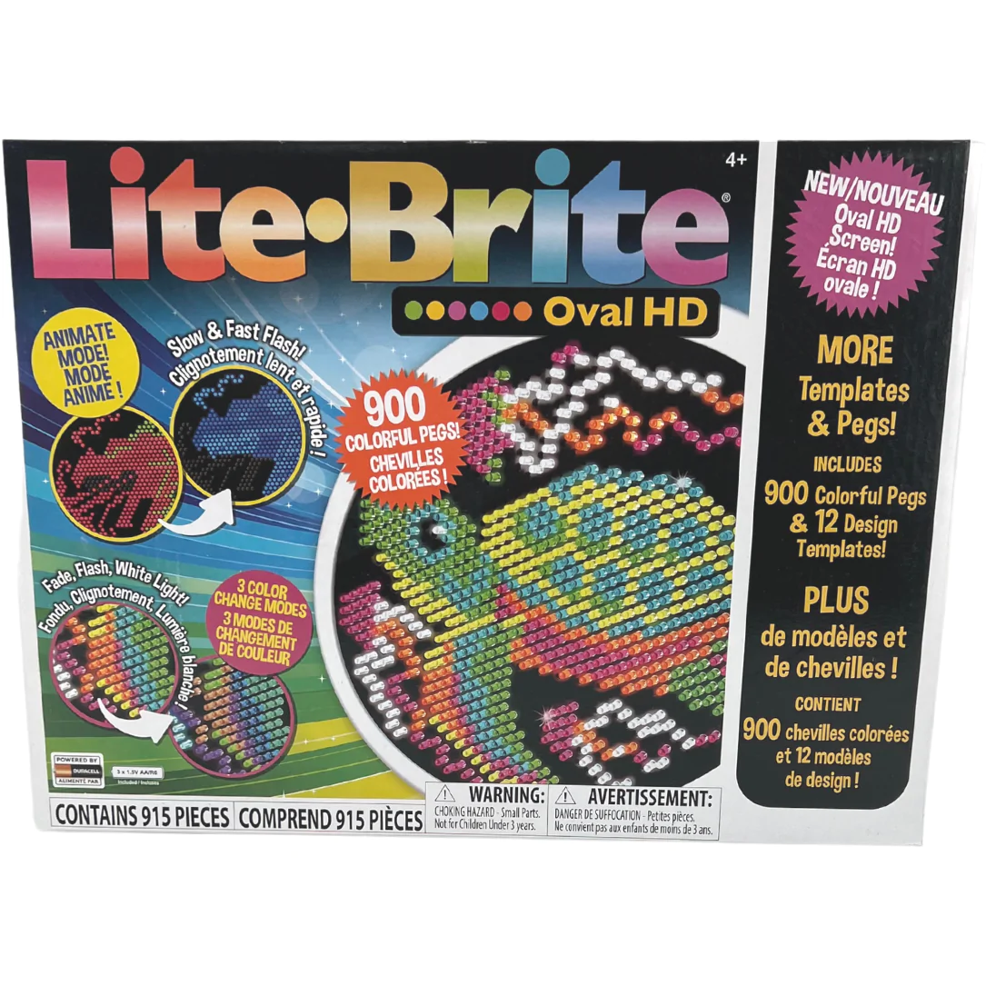 Lite Brite Oval HD / 915 Pieces / Ages 3+