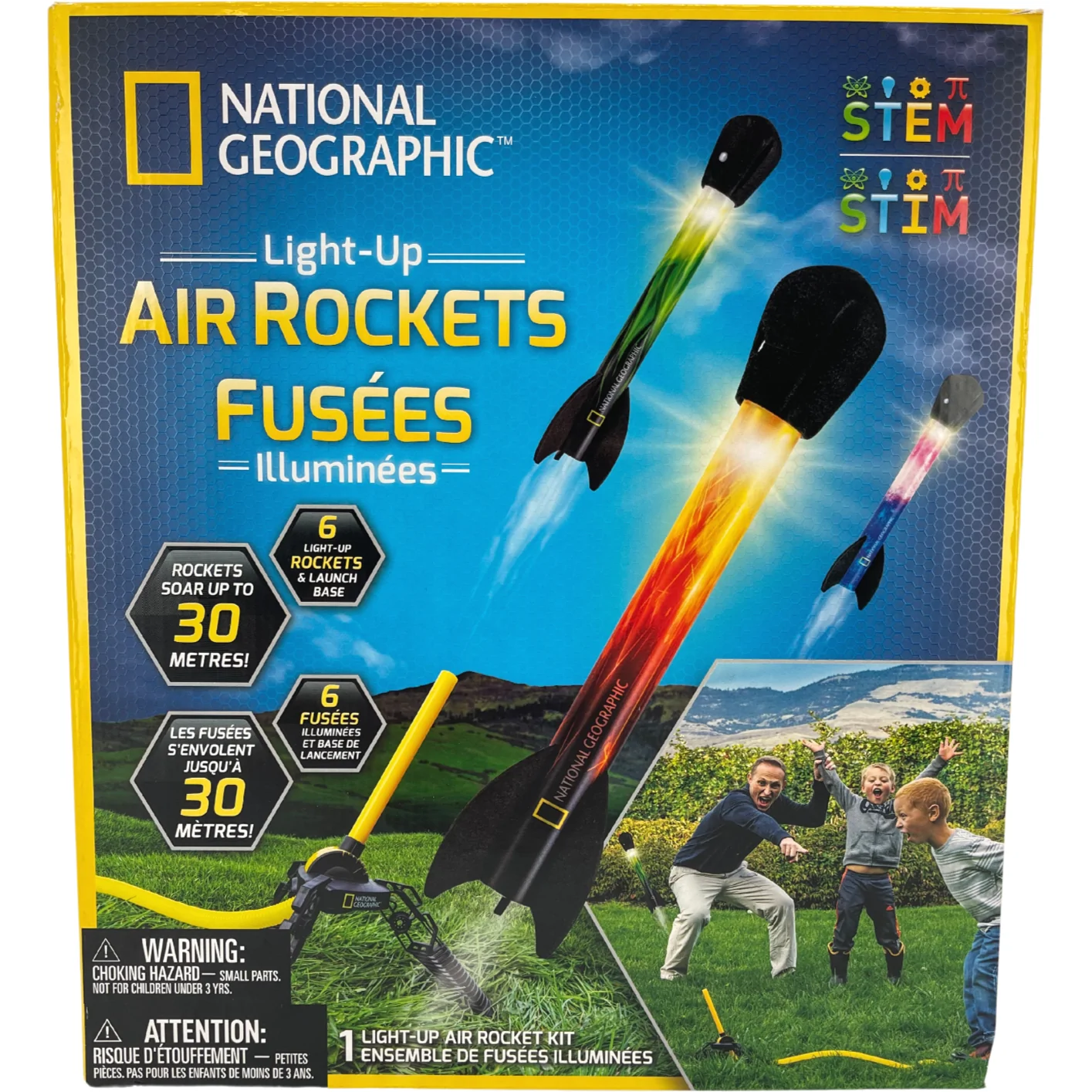 National Geographic Light Up Rocket Kit / STEM Toy / Outdoor Toy **DEALS**
