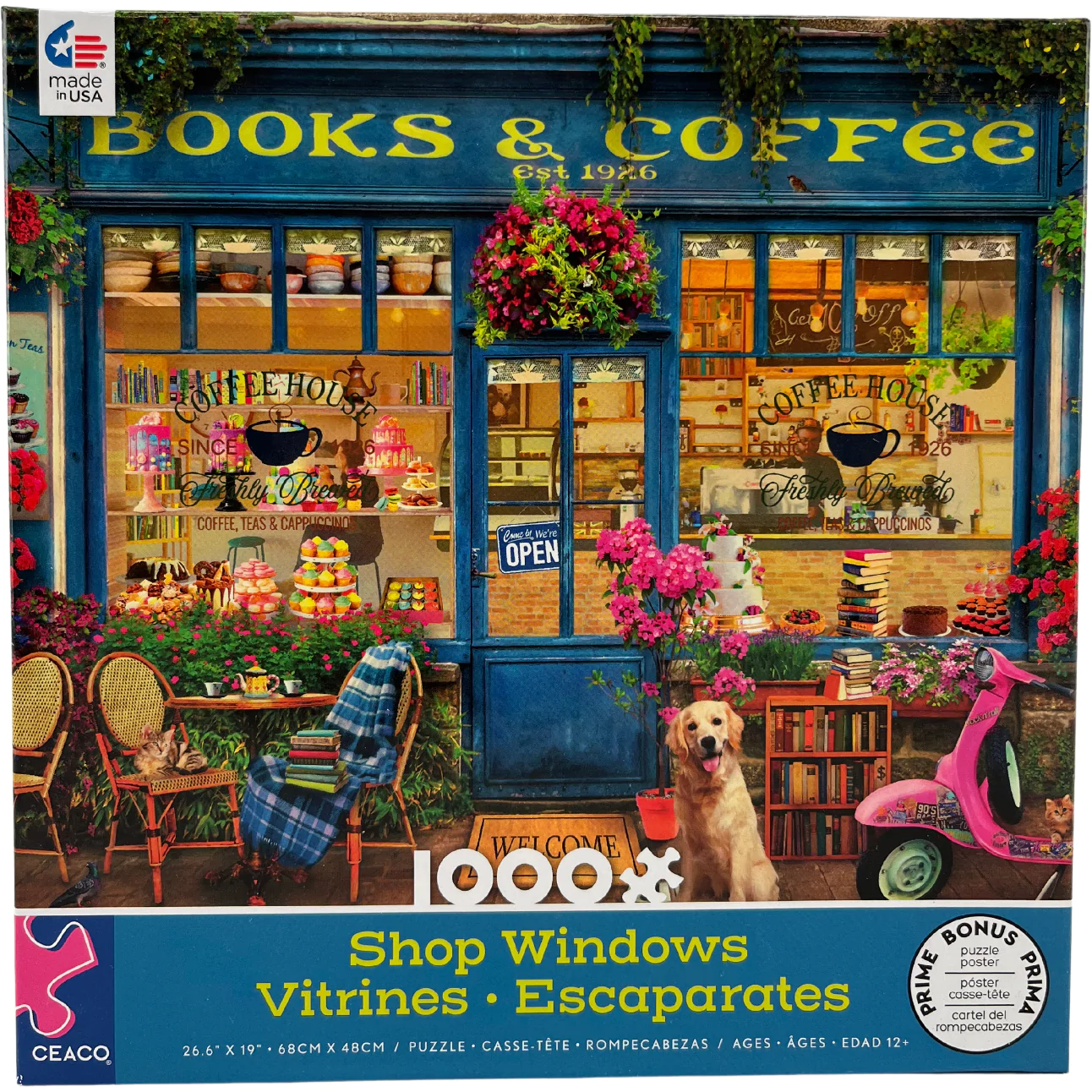 Ceaco Shop Window Puzzles / 1000 Pieces / Various Shop Window Displays