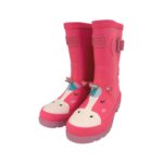 Joules Girl's Pink Unicorn Rubber Boots