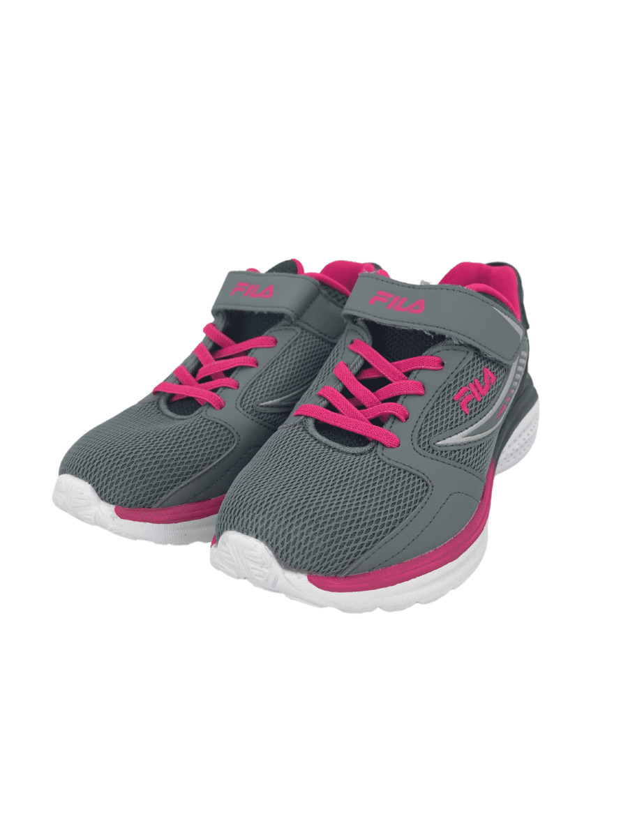 Fila Girl's Pink & Grey Running Shoes