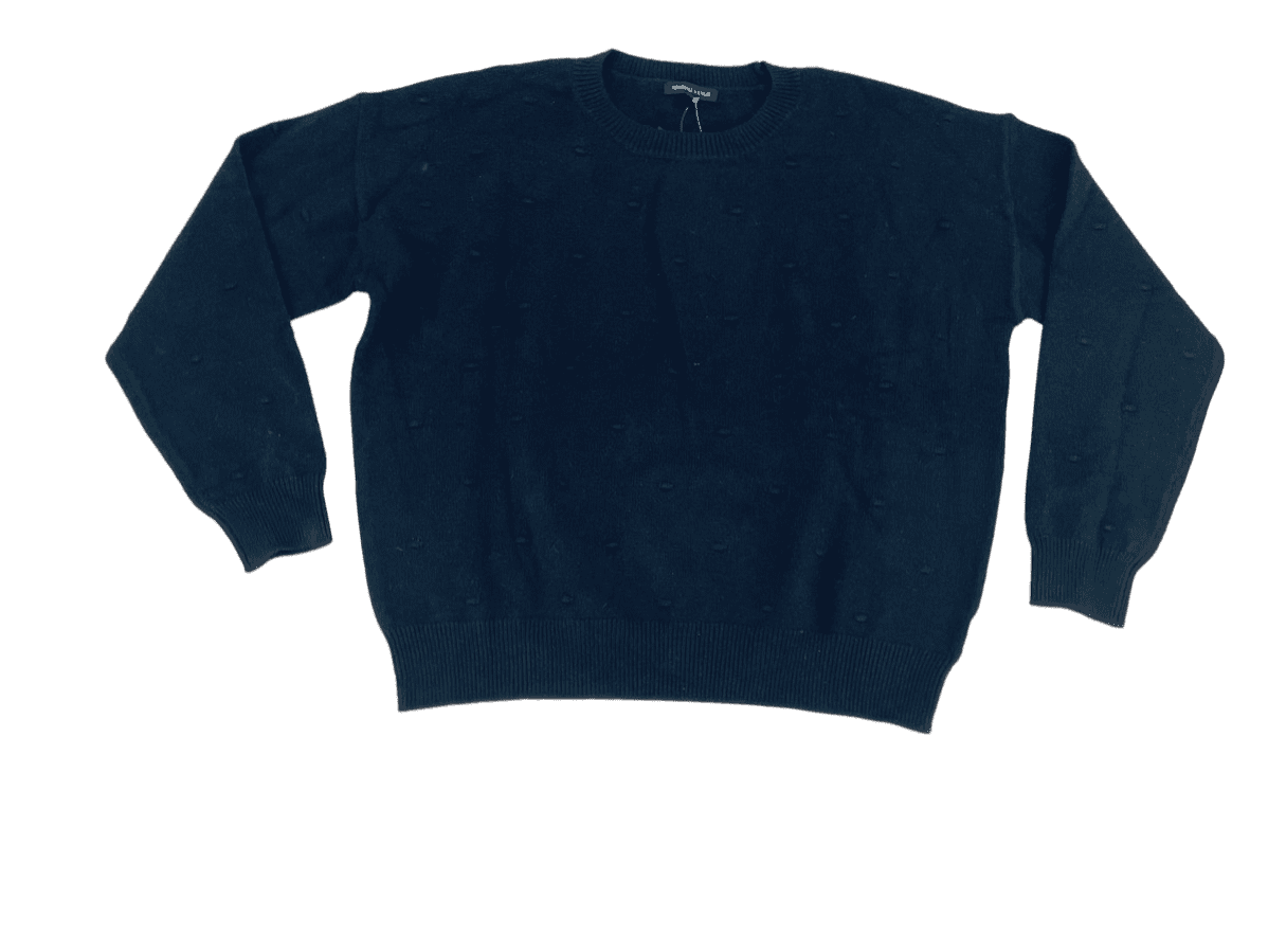 Kirkland Women's Black Fleece Lined Sweater