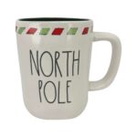 Rae Dunn White North Pole Coffee Mug