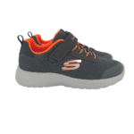 Skechers Boy's Running Shoes Grey and Orange2