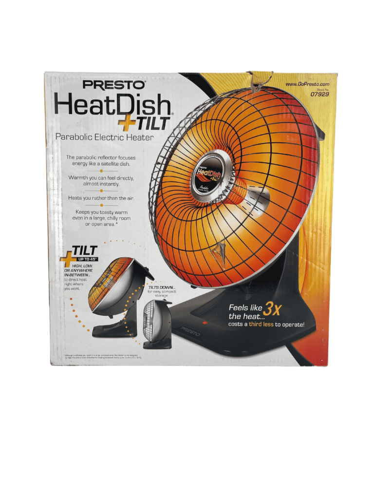 Presto HeatDish & Tilt Parabolic Electric Heater CanadaWide Liquidations