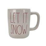 Let It Snow Rae Dunn Mug with Topper2