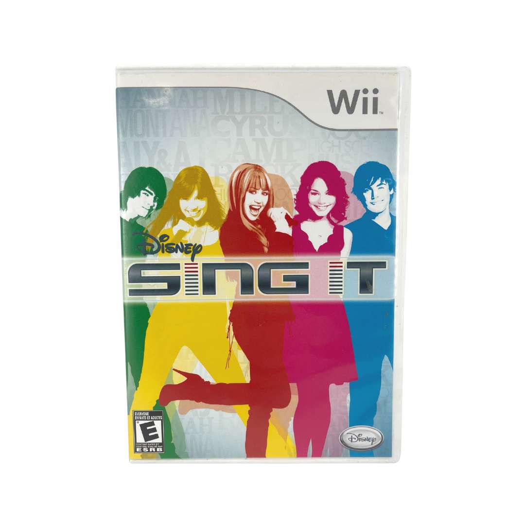 Wii Disney Sing It Video Game