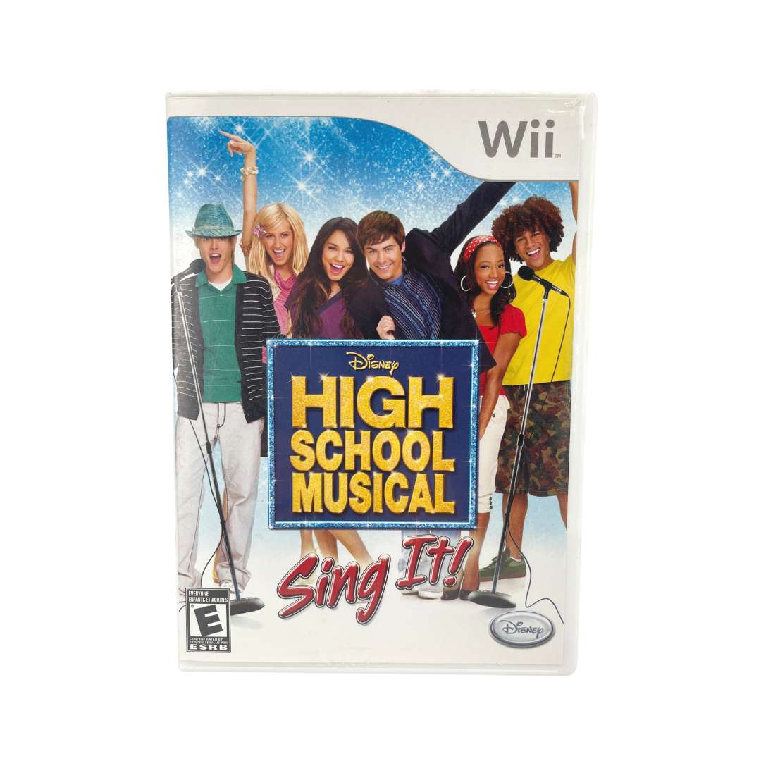 Wii High School musical Sing It Video Game