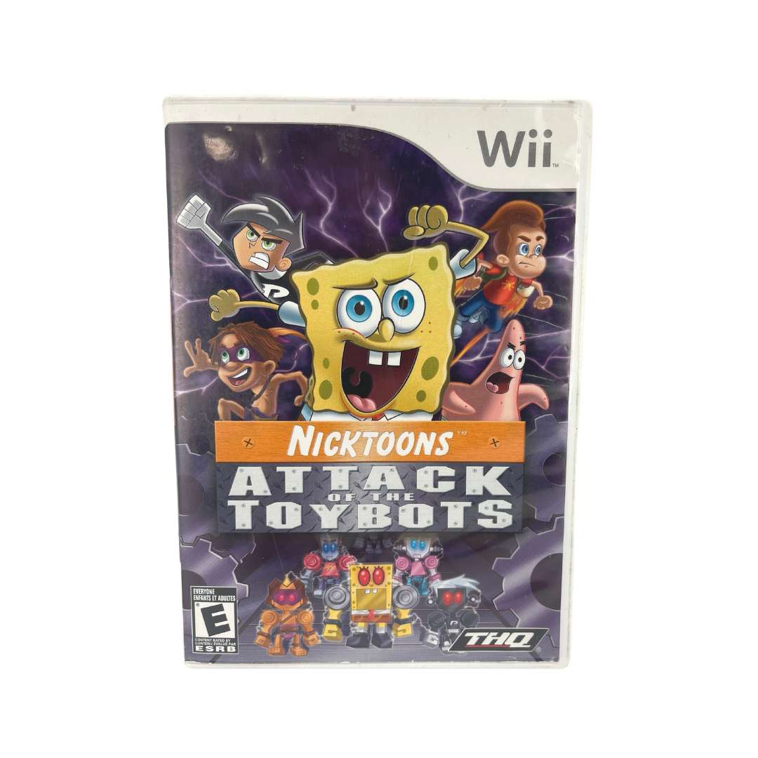 Wii Nicktoons Attack of the toybots video game
