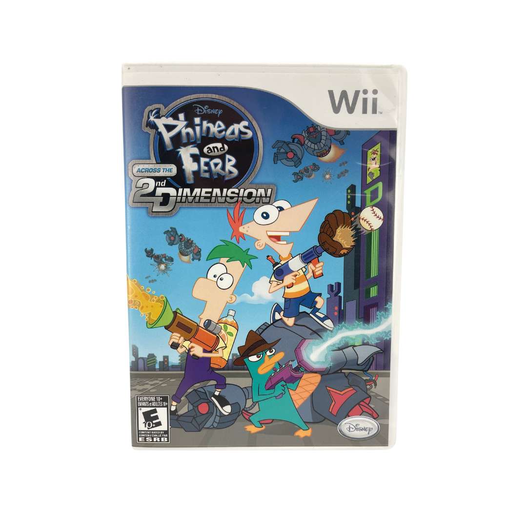 Wii Phineas and Ferb Across the 2nd Dimension Video Game