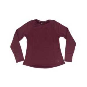Spyder Active Women's Burgundy Long Sleeve Shirt