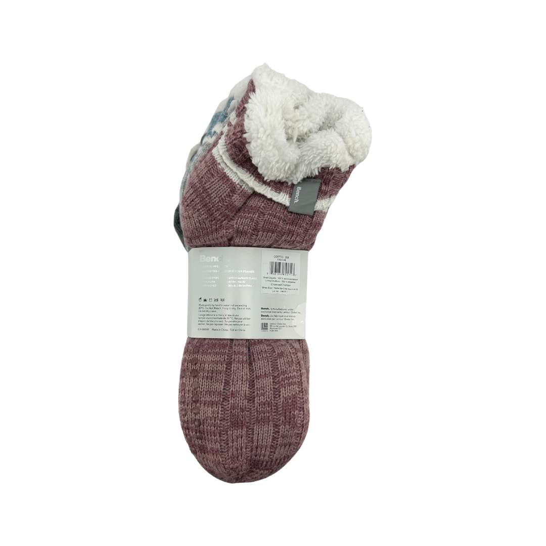 Story Plaid Chenille Thermal Slipper Socks, 4 Assortment Canada