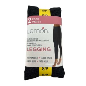Lemon Black Leggings