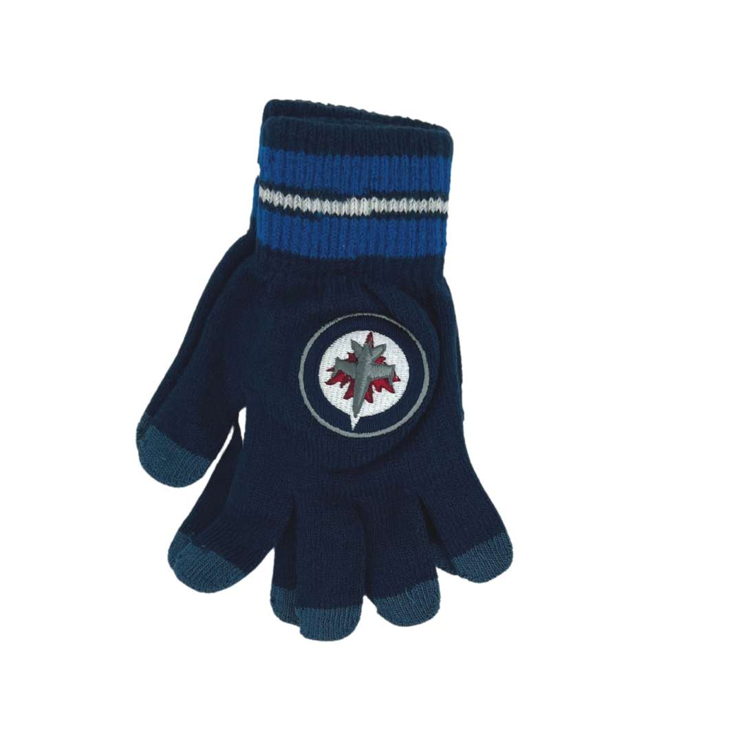 NHL Boy's Winnipeg Jets Gloves 02