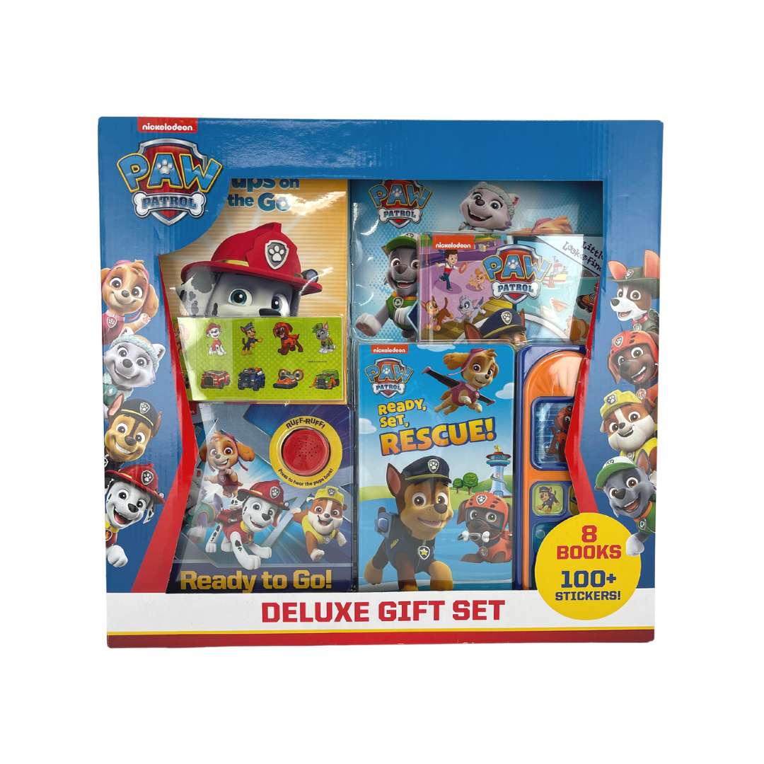 Paw Patrol Deluxe Gift Set : 8 Books with 100+ Stickers