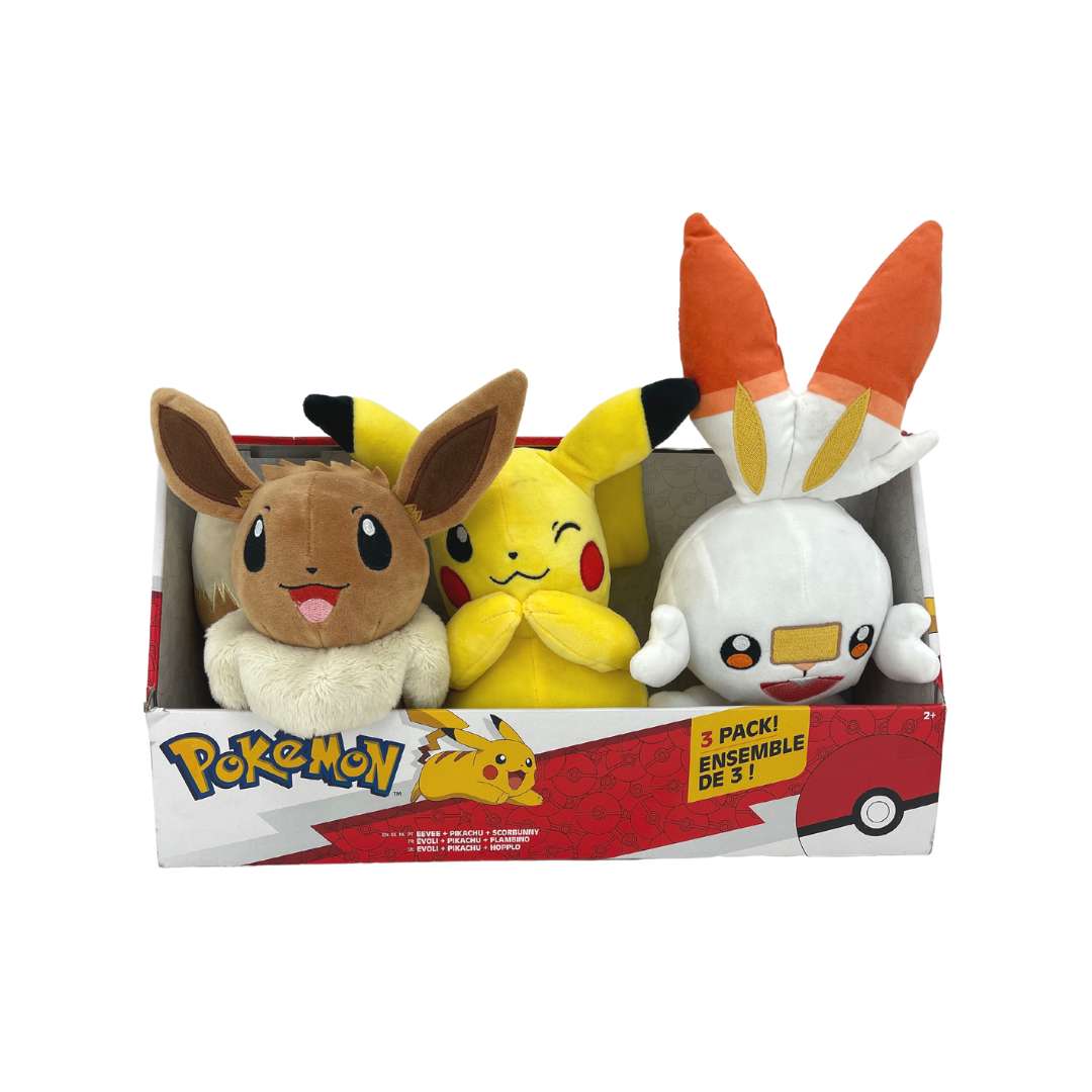 Pokemon 3 Pack of Stuffed Animals