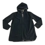 Santana Women's Black & Taupe reversible Hooded Sweater 01