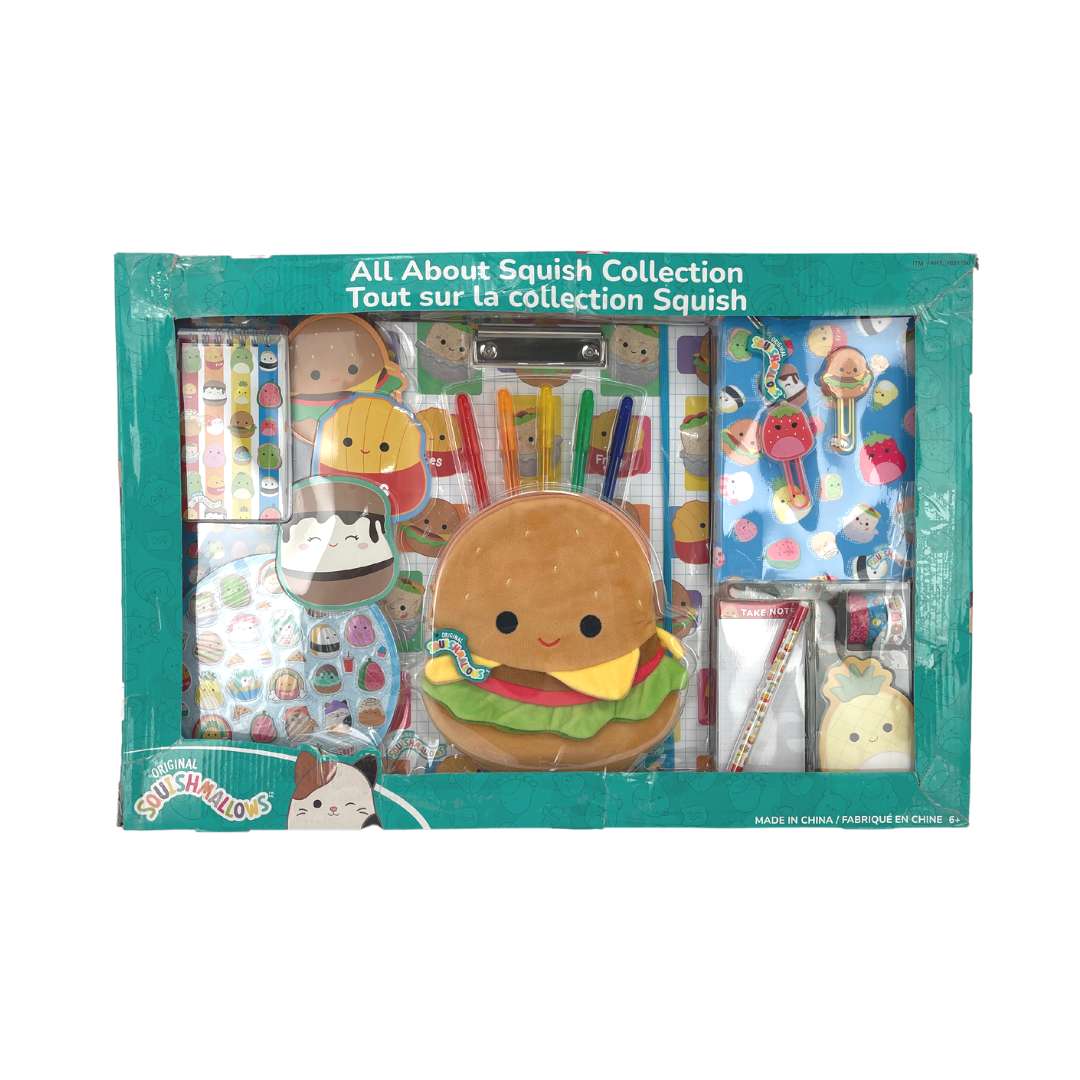 Squishmallows All About Squish Collection : Cheeseburger Pouch