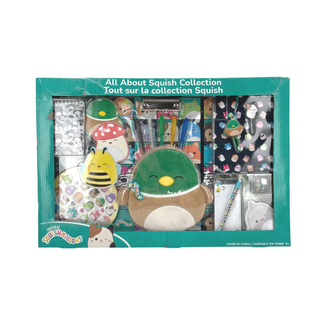 Squishmallows All About Squish Collection : Green Duck Pouch