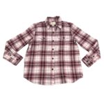Tilley Women's Pink Plaid Button down shirt 01