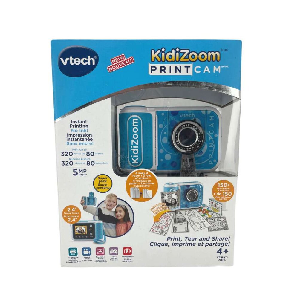 Vtech KidiZoom Blue PrintCam Instant Printing Camera CanadaWide