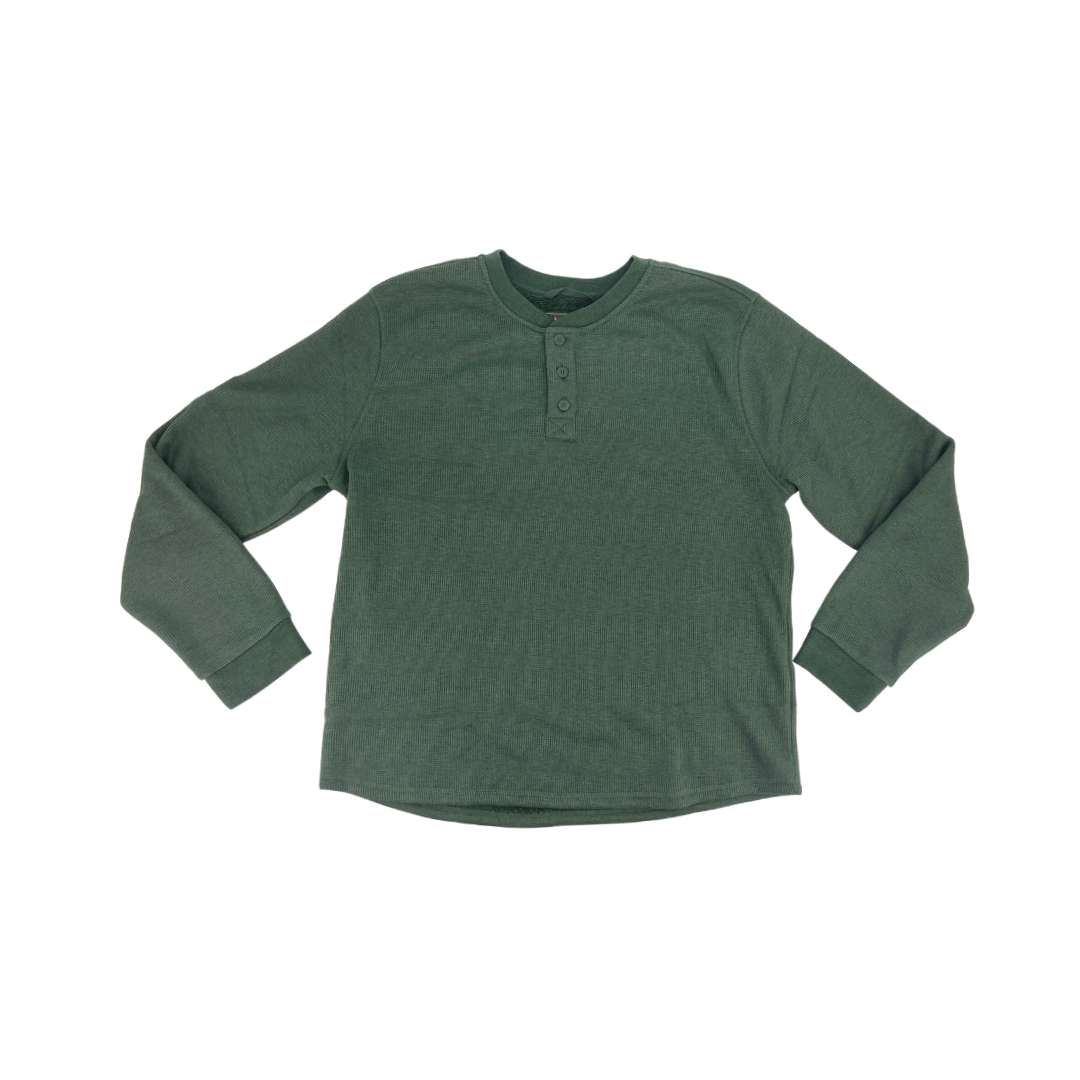 BC Clothing Men's Green Fleece Lined Shirt : Green Lining1