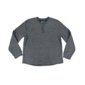 BC Clothing Men's Grey Fleece Lined Shirt : Grey Lining