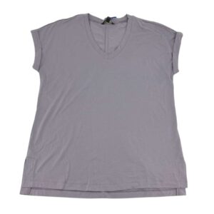 Banana Republic Women's Purple V-Neck T-Shirt 01