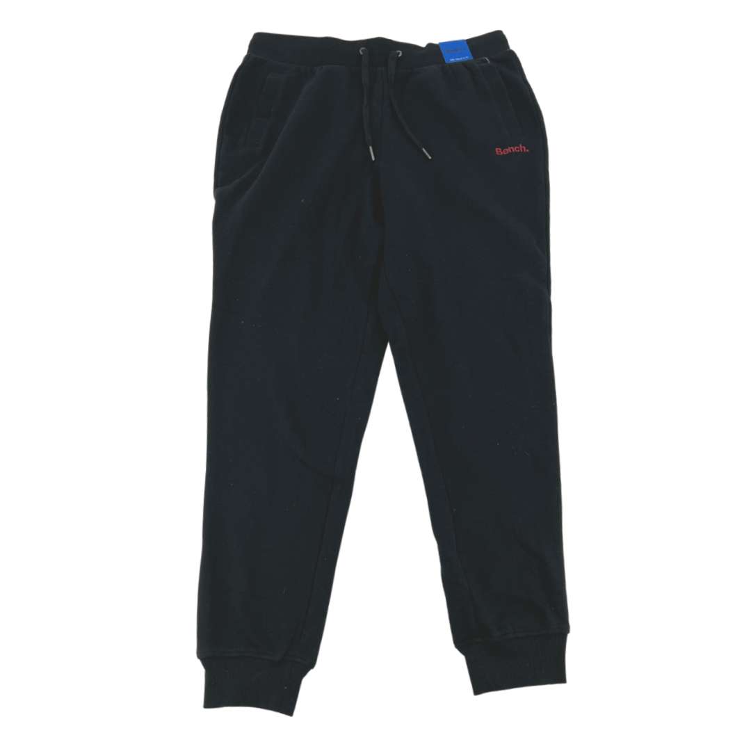 Bench Men's Black Sweatpants With Red Logo 02