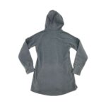 Bench Women's Long Grey Fleece Zip Up Sweater1