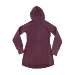 Bench Women's Long Purple Fleece Zip Up Sweater1