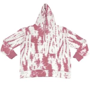 Bench Women's Pink Tie Dye Hoodie 01