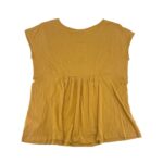 Ella Moss Women's Yellow Short Sleeve Blouse1