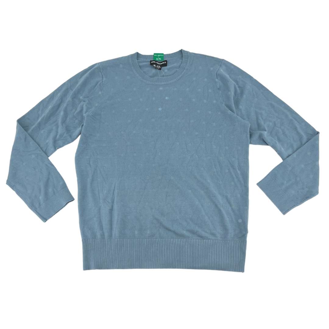 Karl Lagerfeld Women's Blue Pull Over Sweater 01