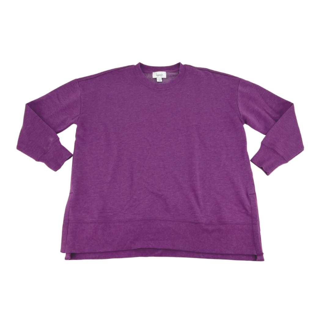 Kersh Women's Purple Crewneck Sweatshirt 02