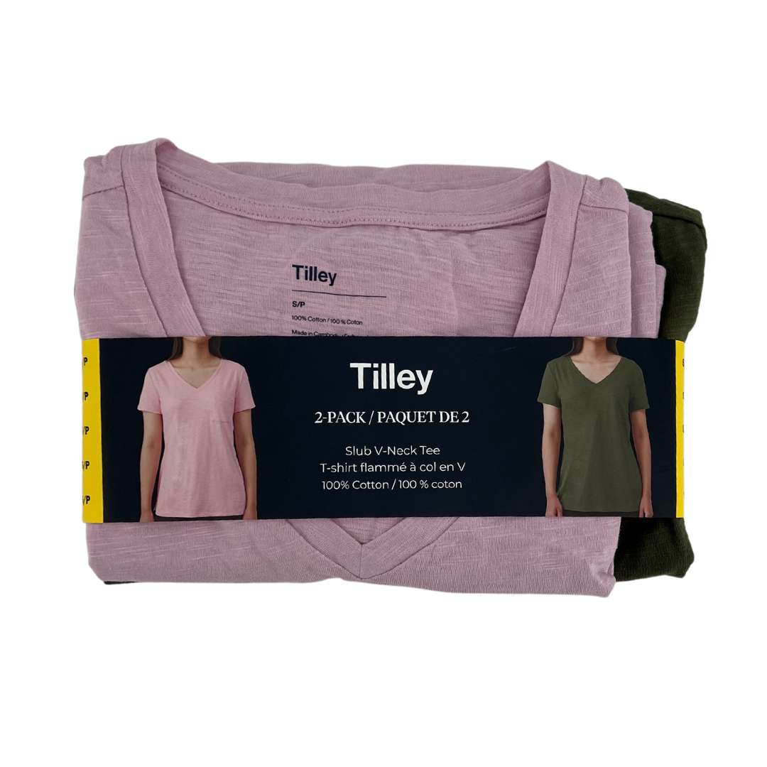 Tilley Women's Pink & Green T-Shirt 2 Pack 03