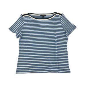 Tommy Hilfiger Women's Light Blue Striped T-Shirt