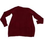 cristina B Women's Red Open Sweater 01