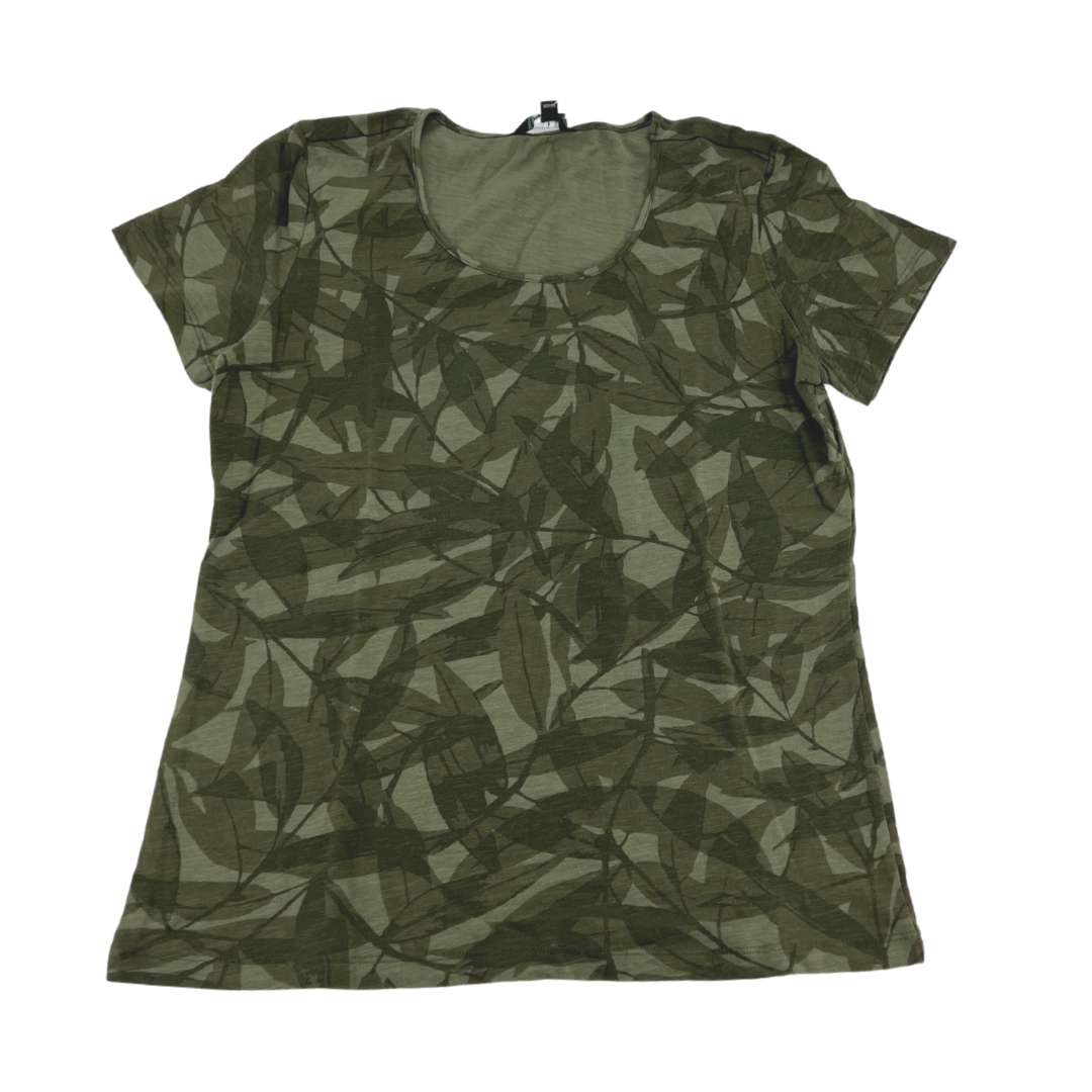 nicole Miller Women's Green Leaf T-Shirt