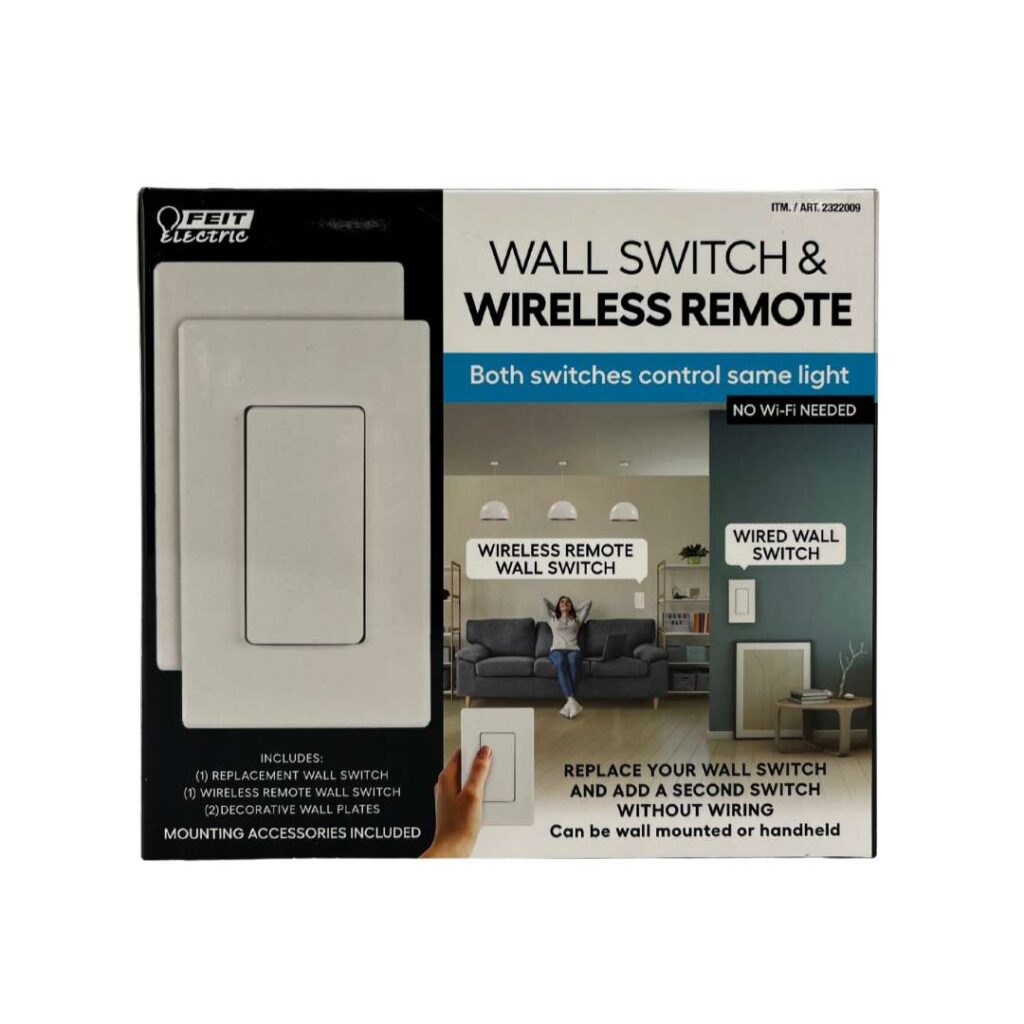 Feit Electric Wall Switch & Wireless Remote CanadaWide Liquidations