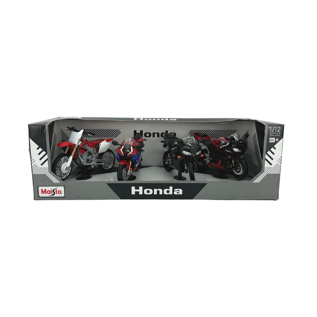 Maisto Honda Model Motorcycle Set : 4 Motorcycles